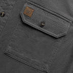 Men's outdoor casual short sleeve Navy blue Solid shirt #1513