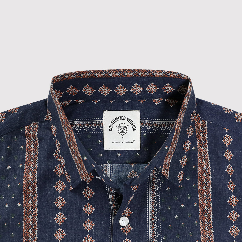 Hawaiian Shirt for Men Aloha Tropical Short Sleeve Button Down Print Beach Shirts #2614