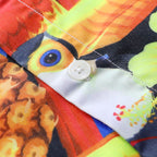 Hawaiian Shirt for Men Aloha Tropical Short Sleeve Button Down Print Beach Shirts #2605