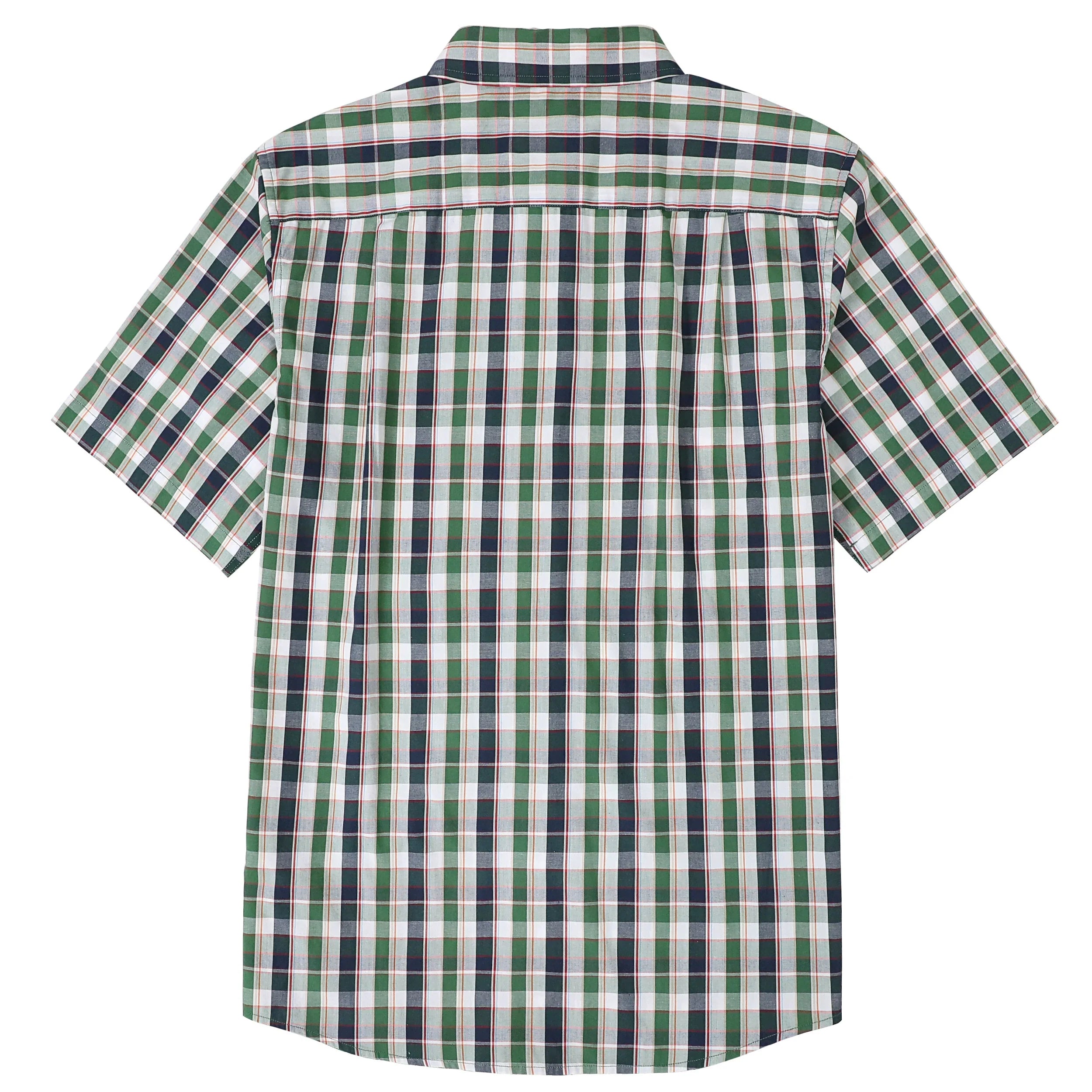 Dubinik® Mens Short Sleeve Button Down Shirts Summer Vintage Short Sleeve Button Down Men Lightweight Men's Casual Shirts#51002