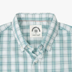 Dubinik® Bamboo Viscose Mens Short Sleeve Button Down Pockets Green Shirts#39007