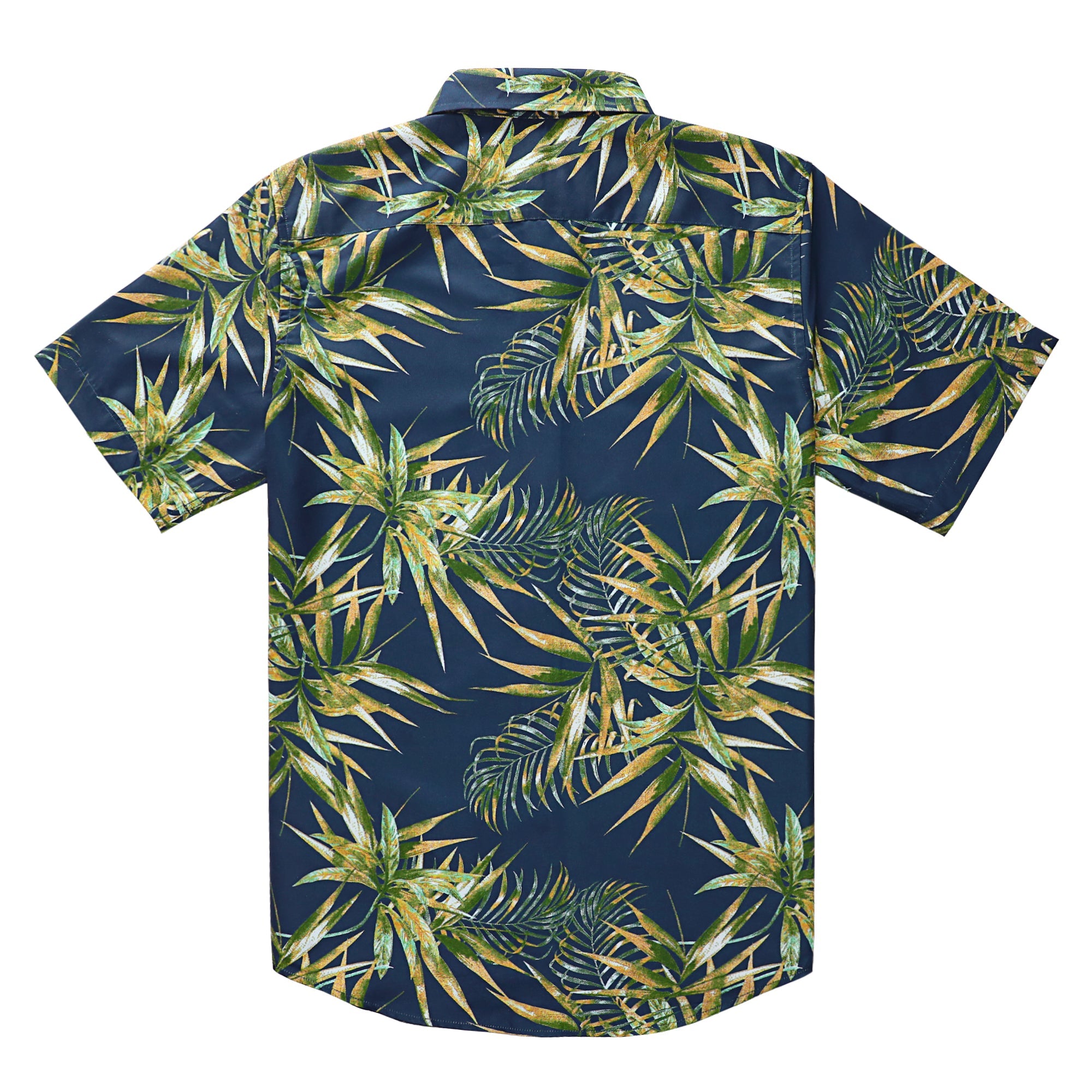 Hawaiian Shirt for Men Aloha Tropical Short Sleeve Button Down Print Beach Shirts #2610