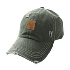 Cotton denim baseball cap #2302