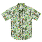 Hawaiian Shirt for Men Aloha Tropical Short Sleeve Button Down Print Beach Shirts #2611