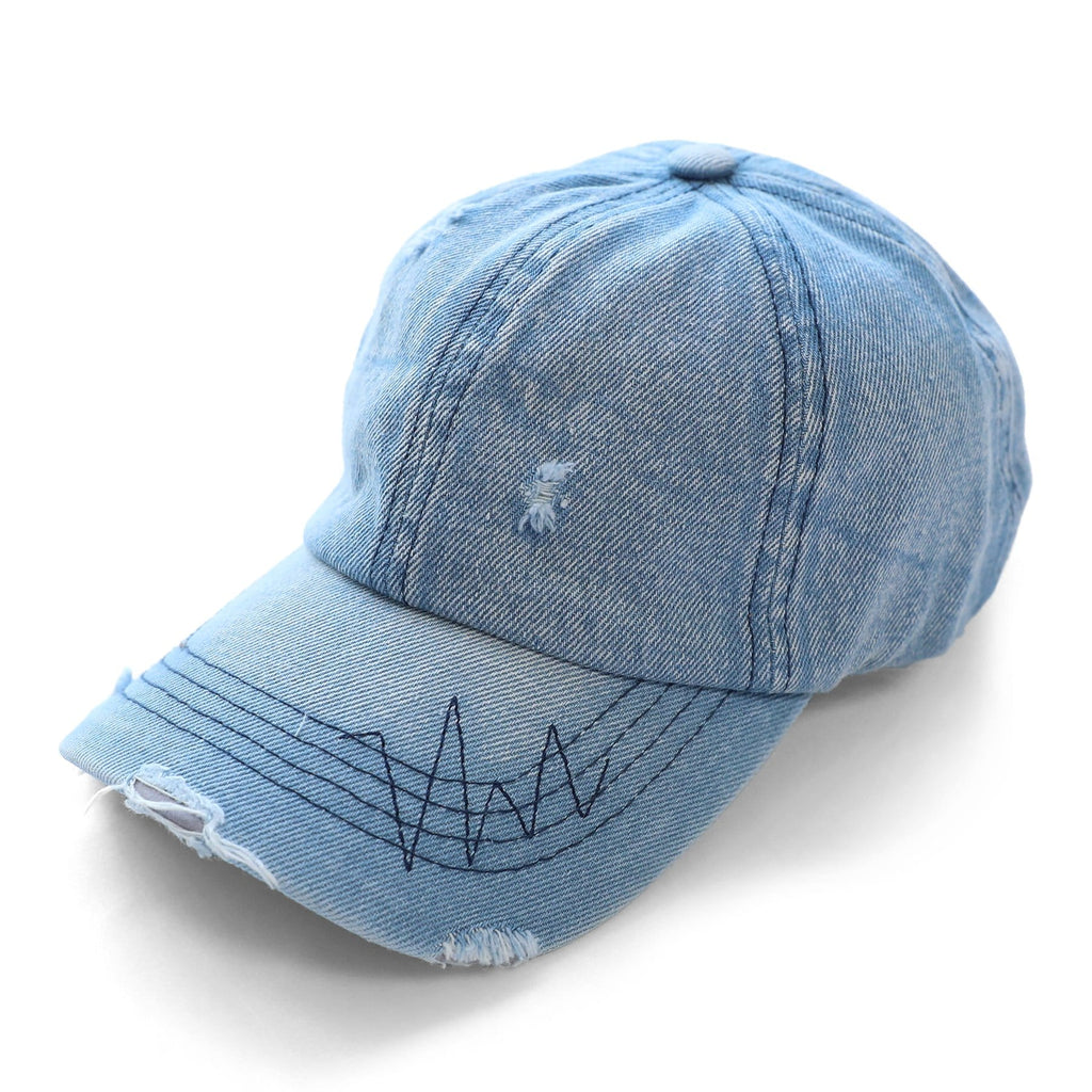 Cotton denim baseball cap #2315