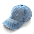Cotton denim baseball cap #2315