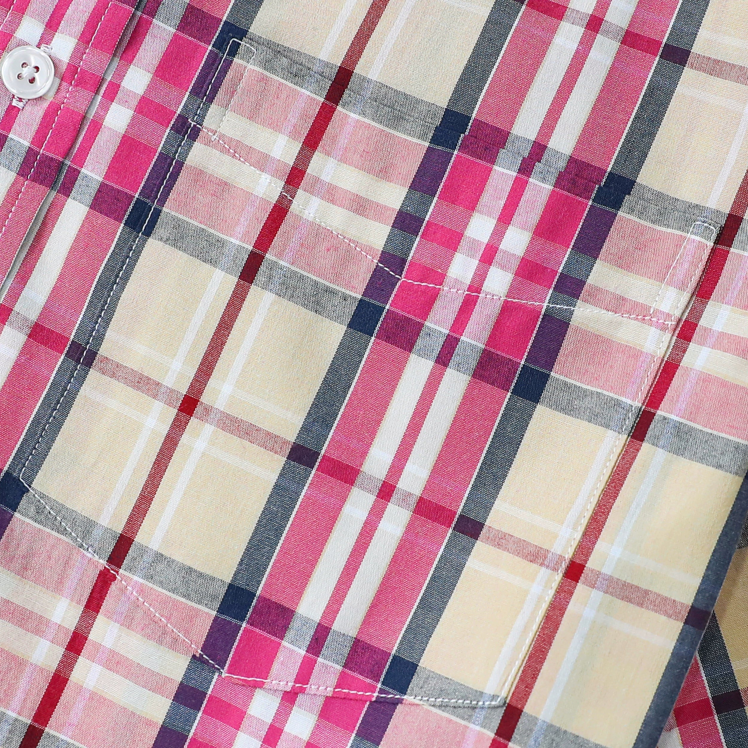 Dubinik® Mens Short Sleeve Button Down Shirts Summer Vintage Short Sleeve Button Down Men Lightweight Men's Casual Shirts#51023