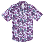 Hawaiian Shirt for Men Aloha Tropical Short Sleeve Button Down Print Beach Shirts #2621