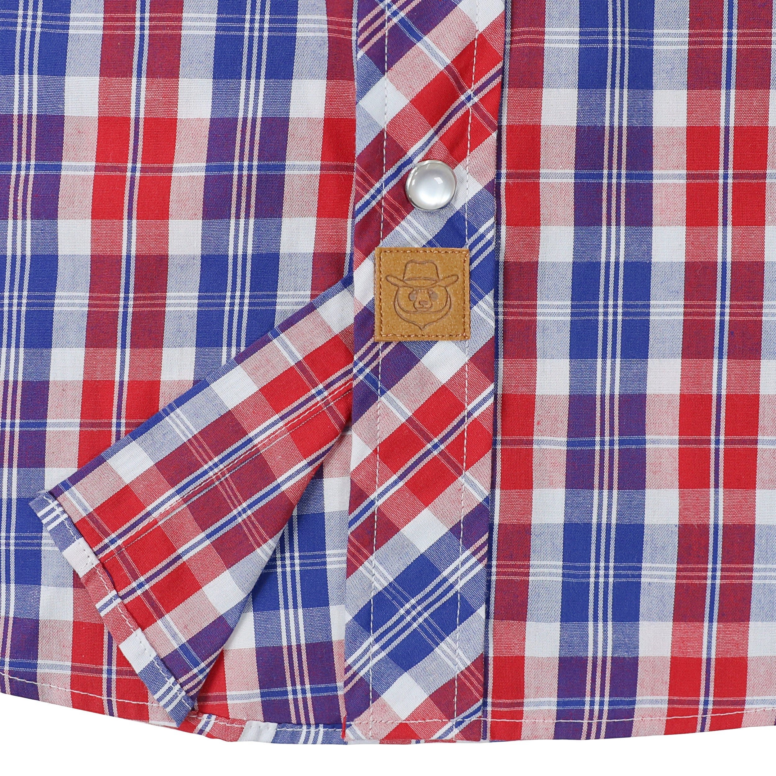 Dubinik® Western Shirts for Men Short Sleeve Plaid Pearl Snap Shirts for Men Button Up Shirt Cowboy Casual Work Shirt#41013