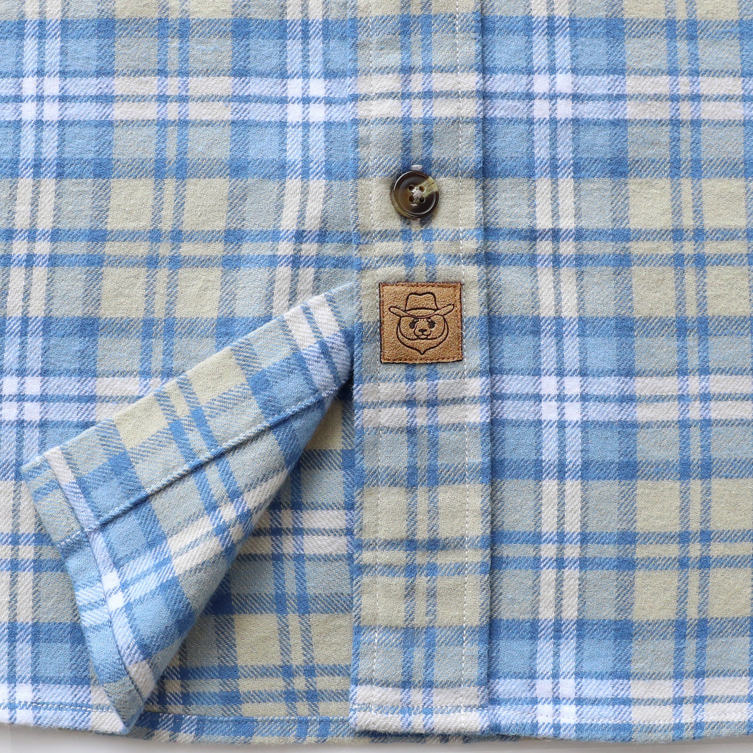 Dubinik® Mens Flannel Shirt Long Sleeve Button Down Plaid All Cotton Soft Brushed Flannel Shirt For Men Utility Casual Shirt#0030019