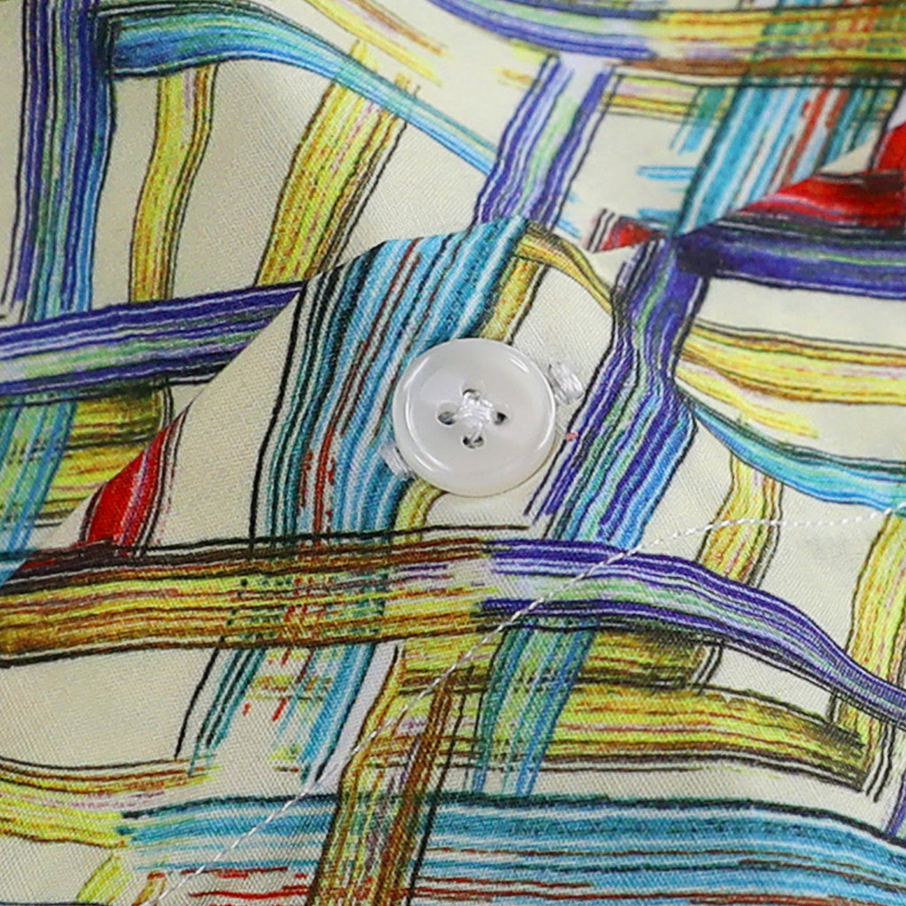 Hawaiian Shirt for Men Aloha Tropical Short Sleeve Button Down Print Beach Shirts #2608