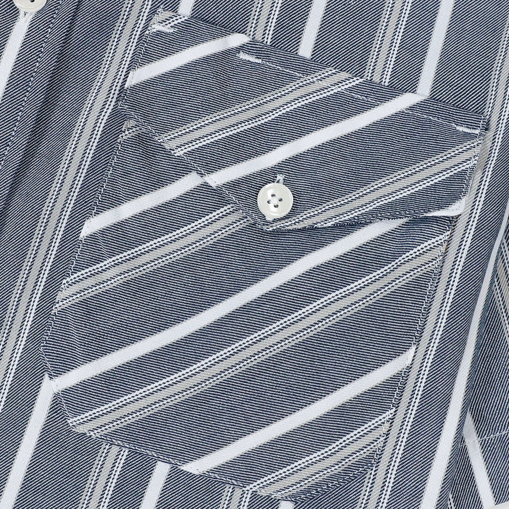 Dubinik® Bamboo Viscose Mens Short Sleeve Button Down Pockets Shirts#39504